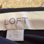 Loft  Jumpsuit Womens S Black Sleeveless Ruffle Neck Wide Leg Pockets Lightweight Photo 8