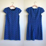 Pim + Larkin Blue Lace Brocade Short Photo 1