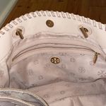 Tory Burch Beige Quilted Leather Marion Tote Photo 10