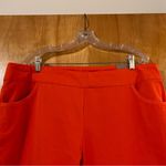 Soft Surroundings Superla Stretch Pull On Straight Leg Crop Pants Orange NWT 1X Photo 2