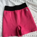 Free People  Movement Pink Ribbed Shorts NWOT Photo 3