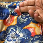 STYLUS Tropical Floral Print Shorts Size 10 Blue Photo 3