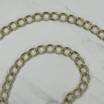 Chico's Vintage Chunky Animal Print Gold Tone Chain Link Belt OS β¨ Photo 9