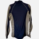 Goode Rider Shirt Womens M Blue Gray 1/4 Zip Pullover Equestrian Horse Riding Size M Photo 2