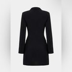 Micas Denim Patchwork Long Sleeve Blazer Suit Mini Dress NWT Size M Photo 1