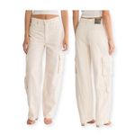 MOTHER Snacks The Side Dish Cargo Skimp Jeans White Baggy Sz 29 NWT $330 USA Photo 0