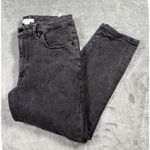 Good American High Waist Black Wash Crop Slim Fit Jeans Size 12 / 31 Photo 1