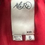 Ali Ro red floral dress - Size 6 Photo 6