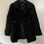JACK Felted Pea Coat Black Photo 0