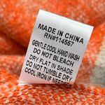 THML Orange & Tan Giraffe Print Crewneck Sweater style TMK1350-BE size Small Photo 6