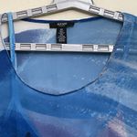 Alfani Petite women top Blouse Size xs Blue Photo 3