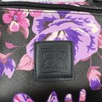 Robin Ruth  Bag San‎ Francisco California Handbag Purse Purple Rose Black Photo 8
