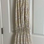 Fate woman’s mini Yellow purple patterned dress size small Gold Photo 11