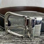 Wrangler Black & Silver Leather Belt 28 Photo 1