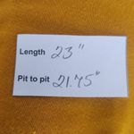 A New Day  Mustard Gold Draped Front Knit Top Size XL Mustard Top Photo 7