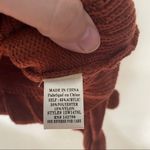 Love Riche  Sweater ruffle Autumn colors large rust orange  ruffle sleeve Photo 4