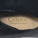 Catherine Malandrino  Nitty Stretch Ankle Pull On Open Peep Toe Sock Heel Boot 9 Photo 2