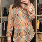 Princess Polly Funky Patterned  Long Sleeve Blouse Photo 2