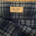 Brandy Melville J Galt, Blue plaid mini skirt with buckle. Photo 5
