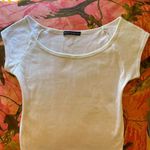 Brandy Melville white off shoulder relaxed fit short sleeve t shirt Photo 4