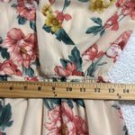 Kori size small floral v-neck maxi dress 3/4 sleeve partially lined elastic band Photo 7