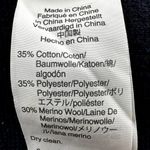 J.Crew Sophie Open Front Sweater Blazer Merino Wool Pocket Navy Blue Medium Photo 3