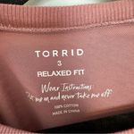 Torrid Vintage Cotton Jersey Crew Neck Raw Side Slit Tee 3X NEW Photo 5