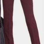 EXPRESS  Columnist Bootcut Low Rise Pants Black Red Checkered Size 00 Stretch Photo 7