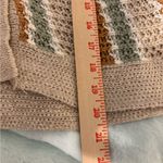 Love Riche  Beige and Green Striped Cardigan Photo 4