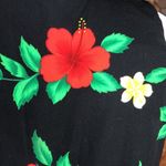 Royal Creations Hawaiian Floral Set Tank Top Shorts Black Red Size Medium Photo 8
