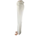 ZARA  Women's White High Waisted Wide Leg Baggy Straight Leg Denim Jeans Size 0 Photo 1