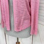 Torrid  Slub Knit 3/4 Sleeve Cropped Shrug Cardigan Pink Large Photo 5