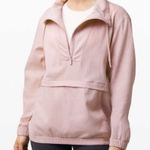 Lululemon  Pack Light Pullover Long Sleeve Hooded Jacket Lightweight Light Pink 6 Photo 0