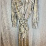 Vince Camuto  metallic jumpsuit, NWT size 6 Photo 6