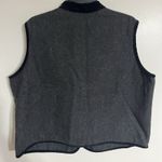 Canyon Creek Wool Blend Embroidered Floral Pattern Vest Size 1X Gray Beaded Photo 10