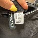 H&M  Black Denim Bodycon Mini Dress Photo 4