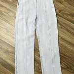 Diane Von Furstenberg DVF Size 10 Pleat Front Smoke Blue Crepe Trousers Straight Photo 4