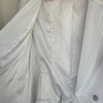 White House | Black Market Women's Sz 12 White Tailored Two Button Studio Blazer Photo 8