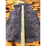 The North Face Women Size Small full zip fleece Vest Light Grey Preppy Hiking Photo 4