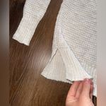 American Eagle Outfitters Cream Lace-Up Sweater Photo 3