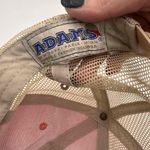 Adams  Women's Pink Distressed Plaid Montana Mesh Baseball Cap Photo 5