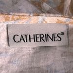 Catherines Womens Tank Dress Size 3X Linen Leaf Boho Travel Resortwear Vacation Photo 7