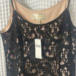 Moulinette Soeurs Anthropologie  Black Lace Midi Cami Cotrina Dress Size 0 NWT Photo 4