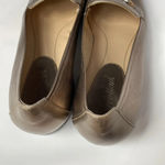 Trotters Gold Leather Loafers Womens Size 8.5 M Horsebit Style Chain Hardware Photo 5