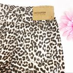 One Teaspoon Cut Off Truckers Mid-Waist Long Length Shorts: Animal Leopard Print Photo 11