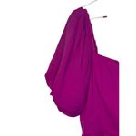 Sugar Lips Sugar+Lips Women's Dress Sweetheart Neck Puff‎ Sleeve Mini A-Line Magenta XL NWT Photo 2