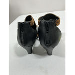 Comfortview Womans Sage Animal Print Shoes 10.5 W Brown Black Back Zip Open Side Photo 4