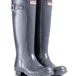 Hunter Gray Tall Rain Boots Photo 0