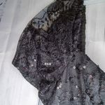 David's Bridal David Bridals black goth homecoming dress Photo 4