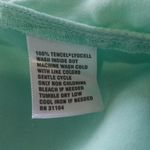 Crown & Ivy Mint Blue-Green Babydoll Pleated Bell Sleeve Blouse Photo 8